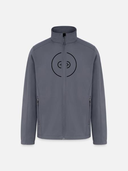 (140) - Men’s Soft Shell Jacket - gray