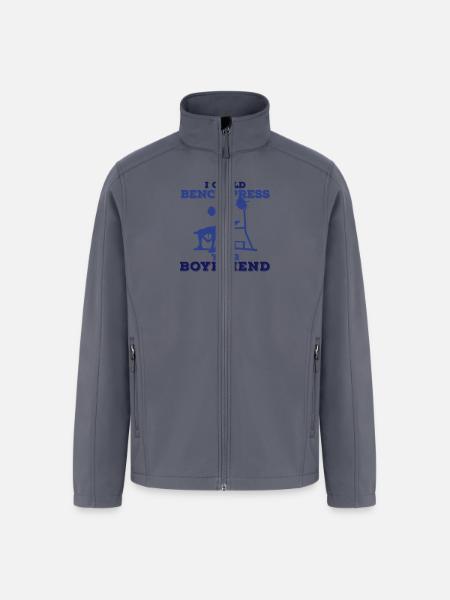 Bench Press - Men’s Soft Shell Jacket - gray