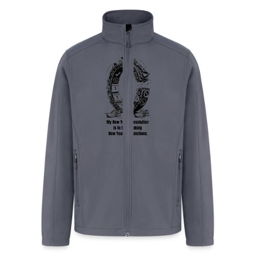 The Resolution Loop - Sarcastic New Year's T-Shirt - Men’s Soft Shell Jacket