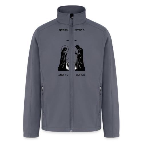 Joy to the World T-Shirt | Minimalist Nativity - Men’s Soft Shell Jacket
