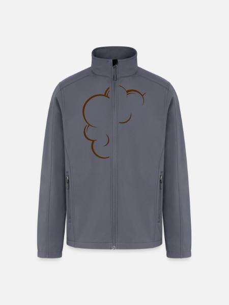 bubbles - Men’s Soft Shell Jacket - gray
