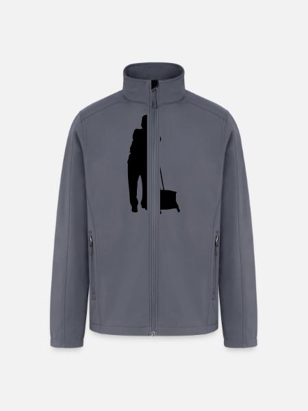 janitor - Men’s Soft Shell Jacket - gray