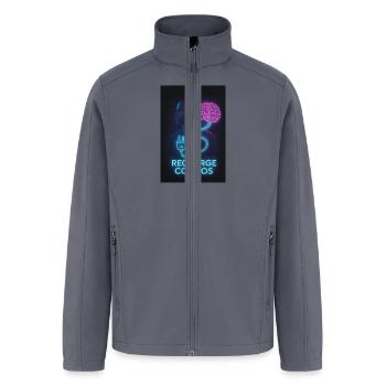 Connexion Galactique - Men’s Soft Shell Jacket - gray - Front