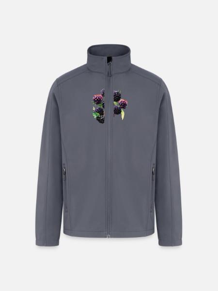 Freedom of berries - Men’s Soft Shell Jacket - gray