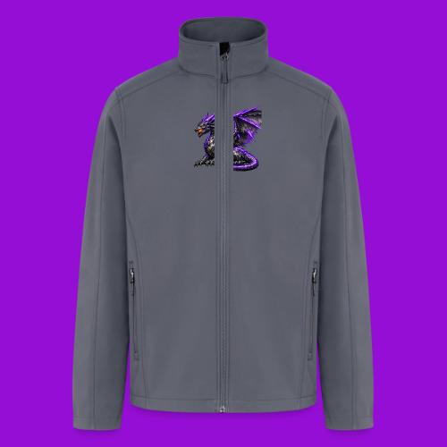 Neon Dragon at Rest - Men’s Soft Shell Jacket