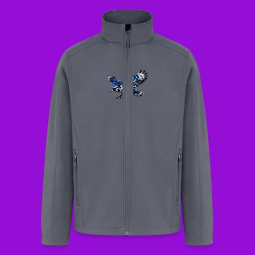 Silver Blue Jay Dive - Men’s Soft Shell Jacket