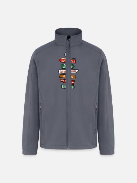 Signs of Imagination Collection. - Men’s Soft Shell Jacket - gray