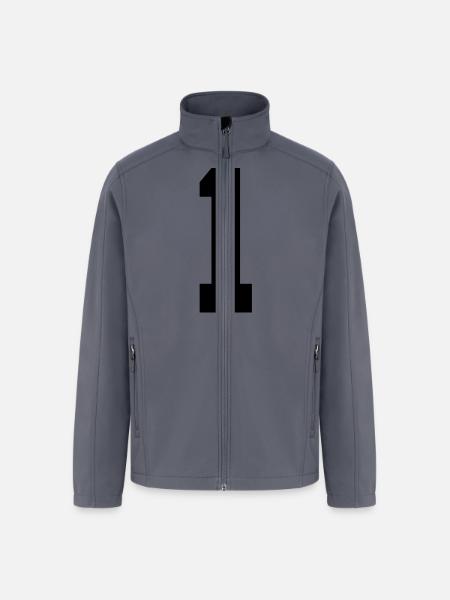 1 - Men’s Soft Shell Jacket - gray