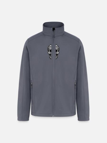 Sugar Skull Art Tee - Men’s Soft Shell Jacket - gray