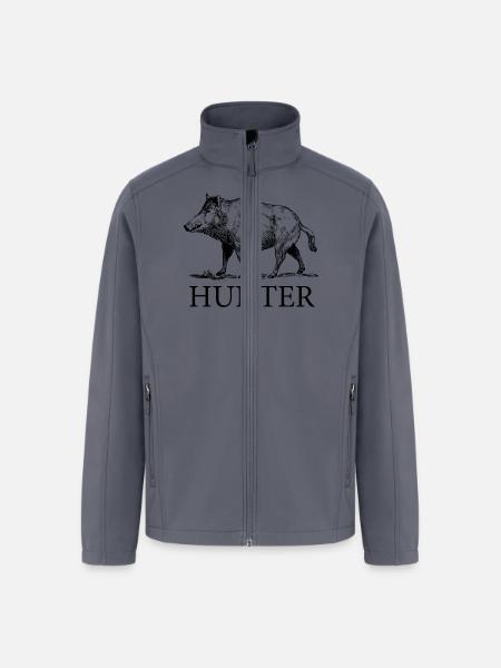 Hog Hunter - Men’s Soft Shell Jacket - gray