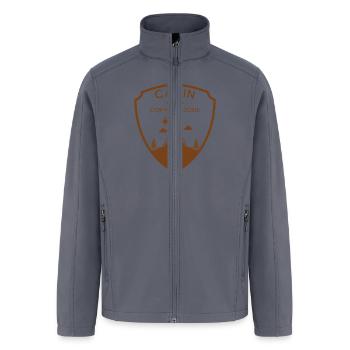 Cabin Comfort Zone - Men’s Soft Shell Jacket - gray - Front