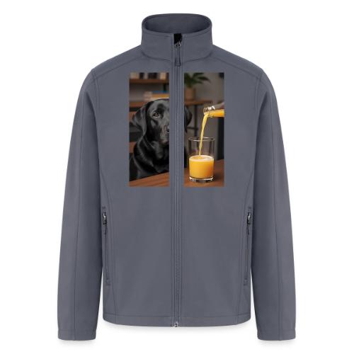 Golden Retriever Chill Juice Vibes - Men’s Soft Shell Jacket