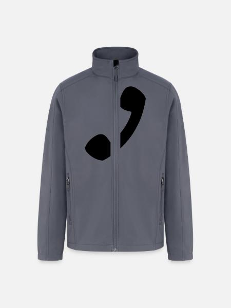 Phone - Men’s Soft Shell Jacket - gray