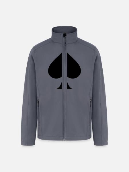 Spade - Men’s Soft Shell Jacket - gray