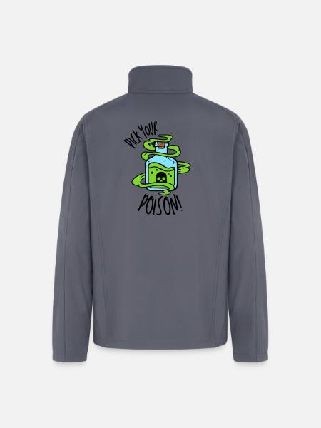 Pick Your Poison! - Men’s Soft Shell Jacket - gray