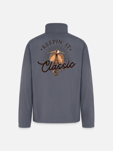 Keepin' It Classic - Men’s Soft Shell Jacket - gray
