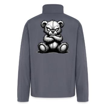 Grumpy Bear - Men’s Soft Shell Jacket - gray - Back