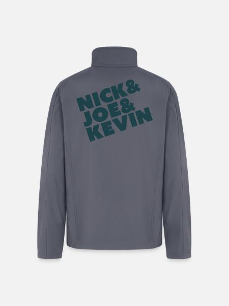 Nick & Joe & Kevin - Men’s Soft Shell Jacket - gray
