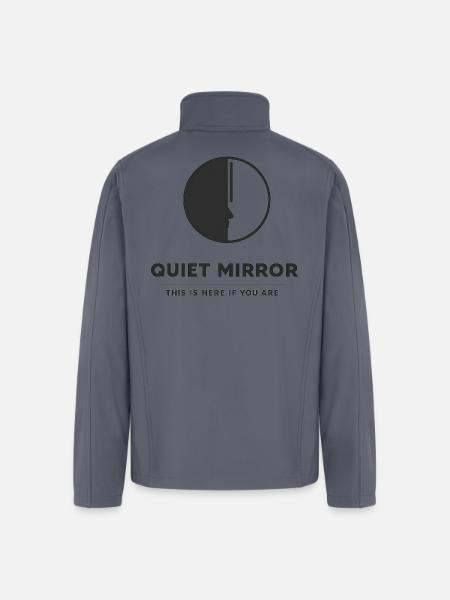 QUIET MIRROR - Men’s Soft Shell Jacket - gray