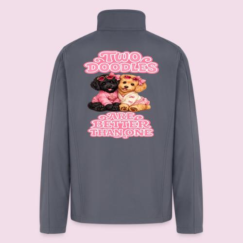 Two Doodles Are Better Than One - Men’s Soft Shell Jacket