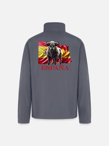 ESPAÑA - Men’s Soft Shell Jacket - gray