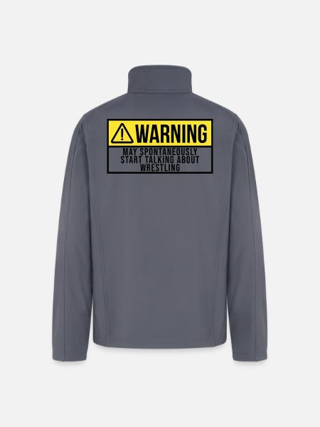Wrestling Wrestling - Men’s Soft Shell Jacket - gray
