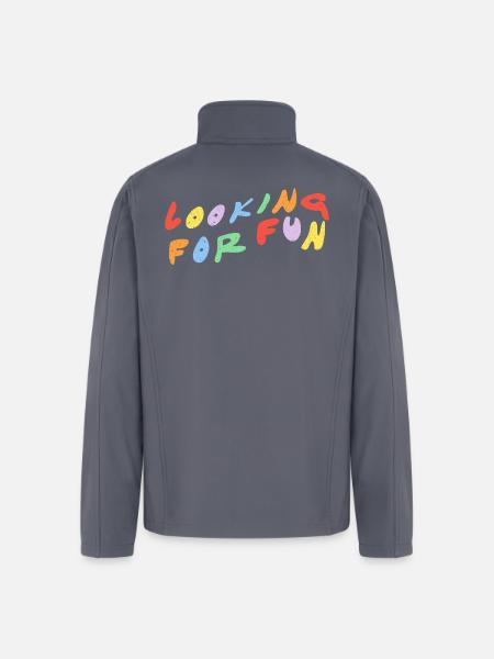 Looking for Fun - Men’s Soft Shell Jacket - gray