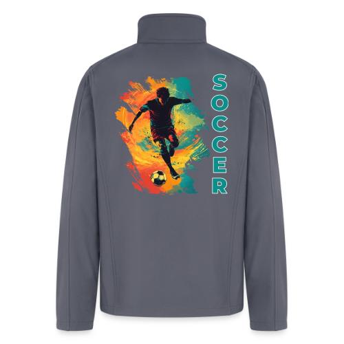 Soccer Hero Mode - Men’s Soft Shell Jacket