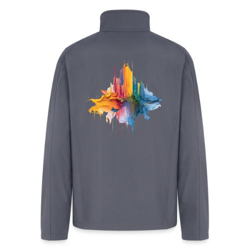Impasto Spectrum - Men’s Soft Shell Jacket