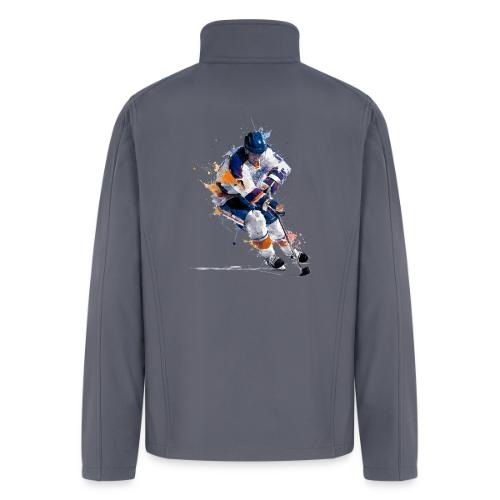 Hockey: Icy Streaks - Men’s Soft Shell Jacket