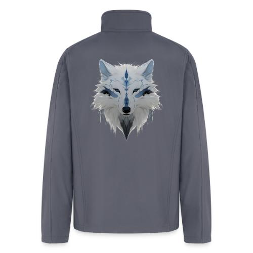 Ivory Grace Wolf - Men’s Soft Shell Jacket