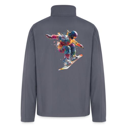 Snowboarding: Frozen Flight - Men’s Soft Shell Jacket
