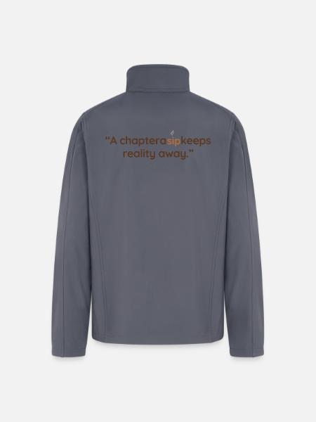 Chapter & Sip Escape - Men’s Soft Shell Jacket - gray