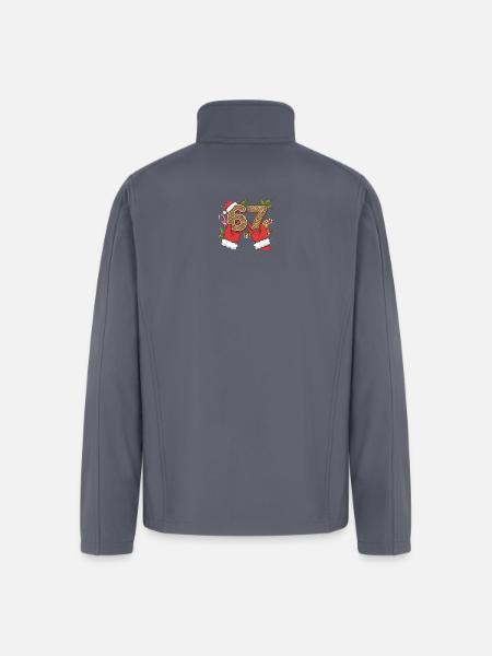 Holiday Gingerbread 6 7 Meme - Men’s Soft Shell Jacket - gray