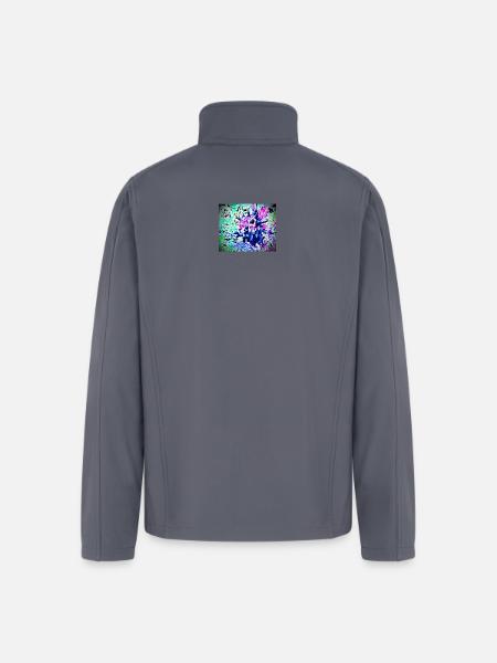 Zombie tentacle Rabbit  - Men’s Soft Shell Jacket - gray