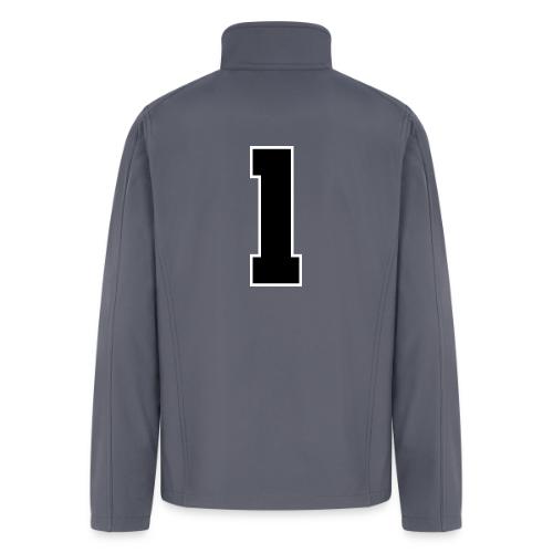 Varsity Number 1 Athletic Style - Men’s Soft Shell Jacket