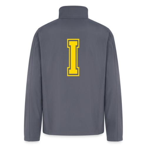 Letter I – Capital Athletic Alphabet Monogram - Men’s Soft Shell Jacket
