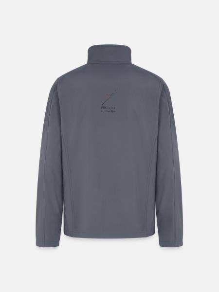 Fishing Heart Therapy Design - Men’s Soft Shell Jacket - gray