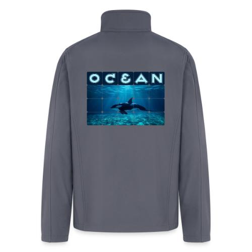 Ocean: Orca in Motion - Men’s Soft Shell Jacket