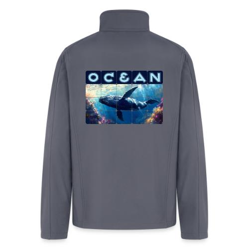 Ocean: Majestic Deep - Men’s Soft Shell Jacket