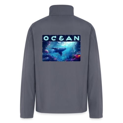 Ocean: Whale’s Path - Men’s Soft Shell Jacket
