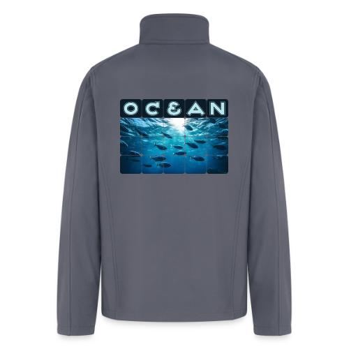 Ocean: Silver Tide - Men’s Soft Shell Jacket