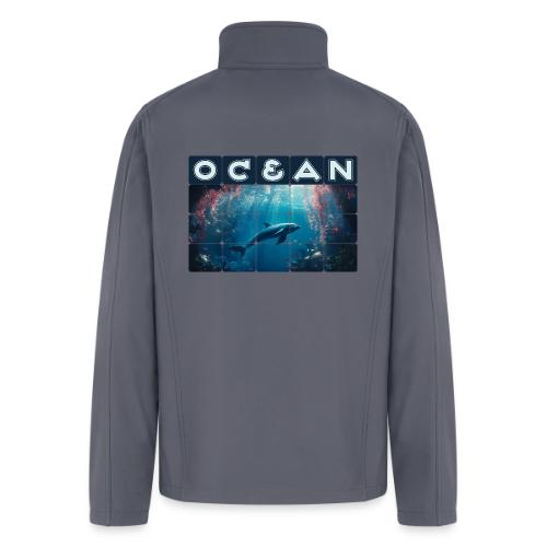 Ocean: Blue Grace - Men’s Soft Shell Jacket