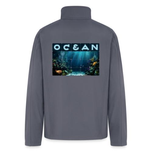 Ocean: Rainbow Reef Life - Men’s Soft Shell Jacket