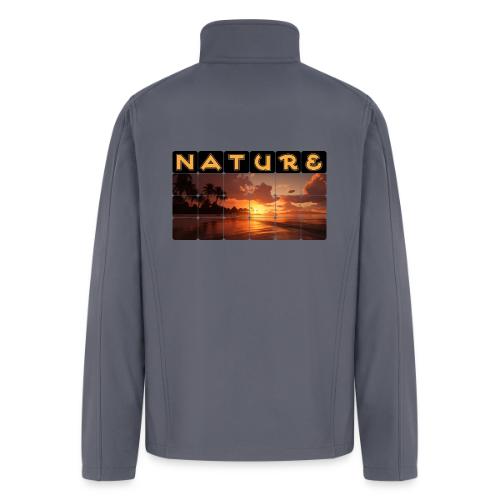 Nature: Sunset Serenity - Men’s Soft Shell Jacket