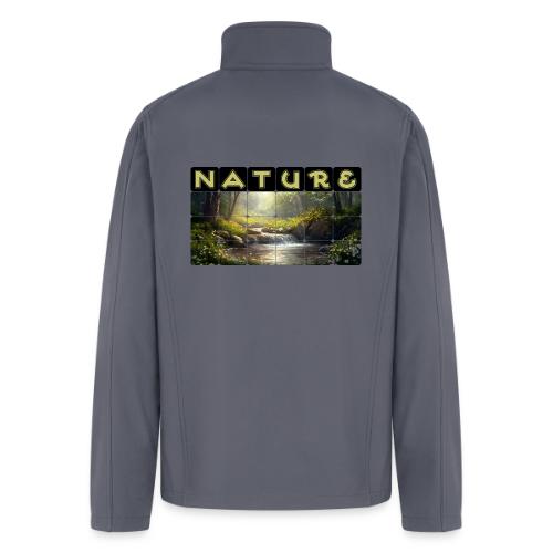 Nature: Verdant Bloom - Men’s Soft Shell Jacket