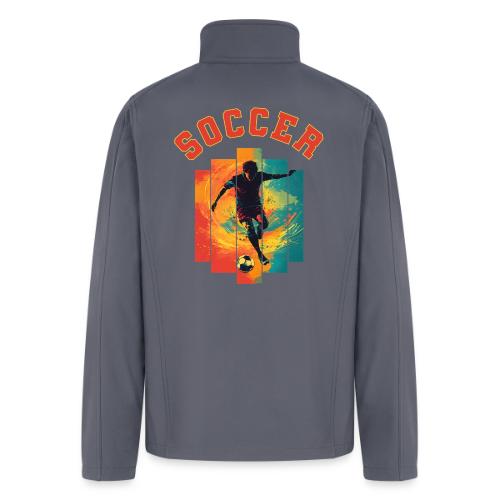 Soccer Heartbeat - Men’s Soft Shell Jacket