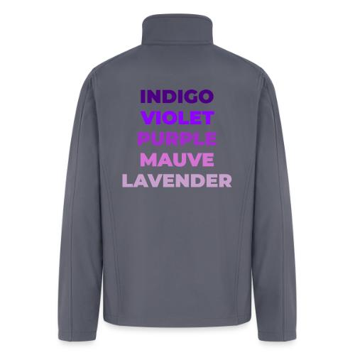 Shades of Purple - Men’s Soft Shell Jacket