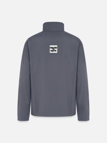 Created to Create - Men’s Soft Shell Jacket - gray