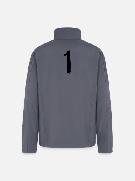 1 - Men’s Soft Shell Jacket - gray
